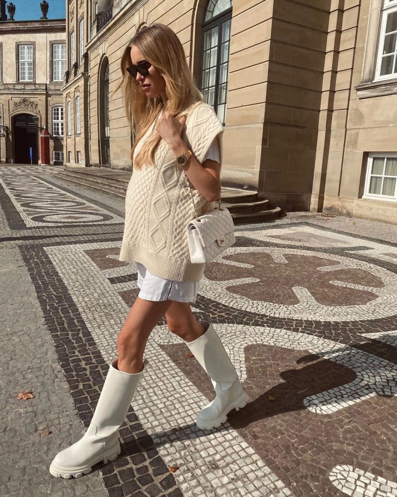 vesta din tricot tendinte toamna 2020